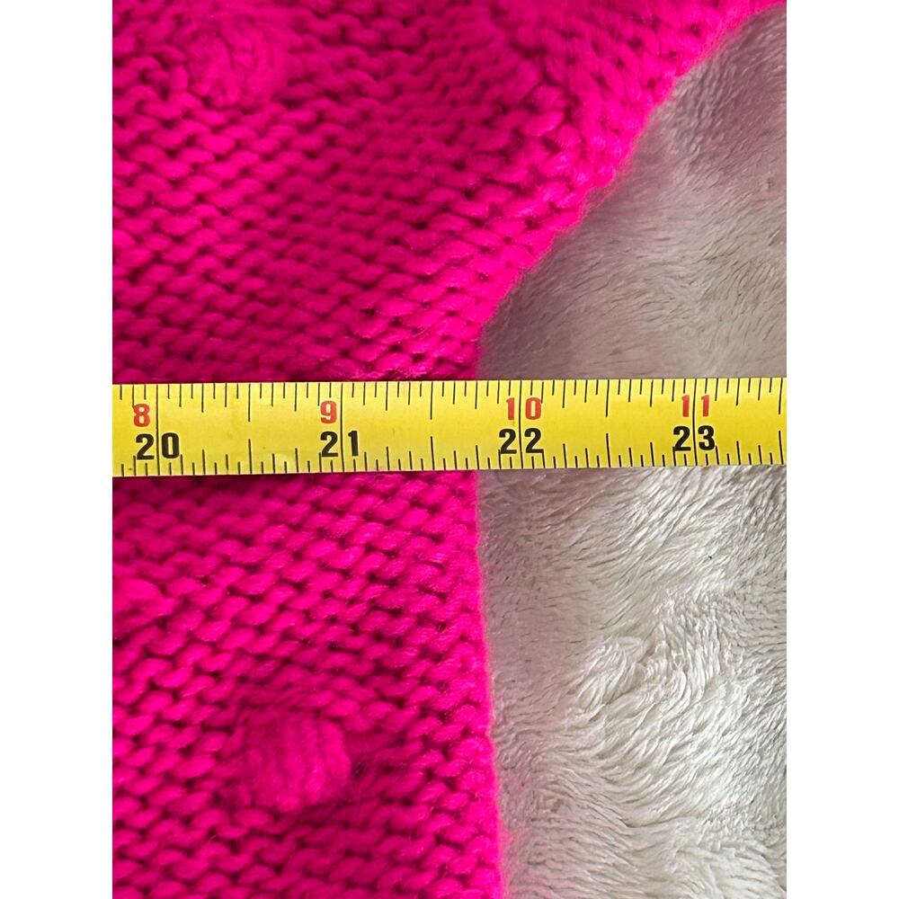 LOFT Lou & Grey Pink textured knit sweater with raised dots, size L - Picture 3 of 6